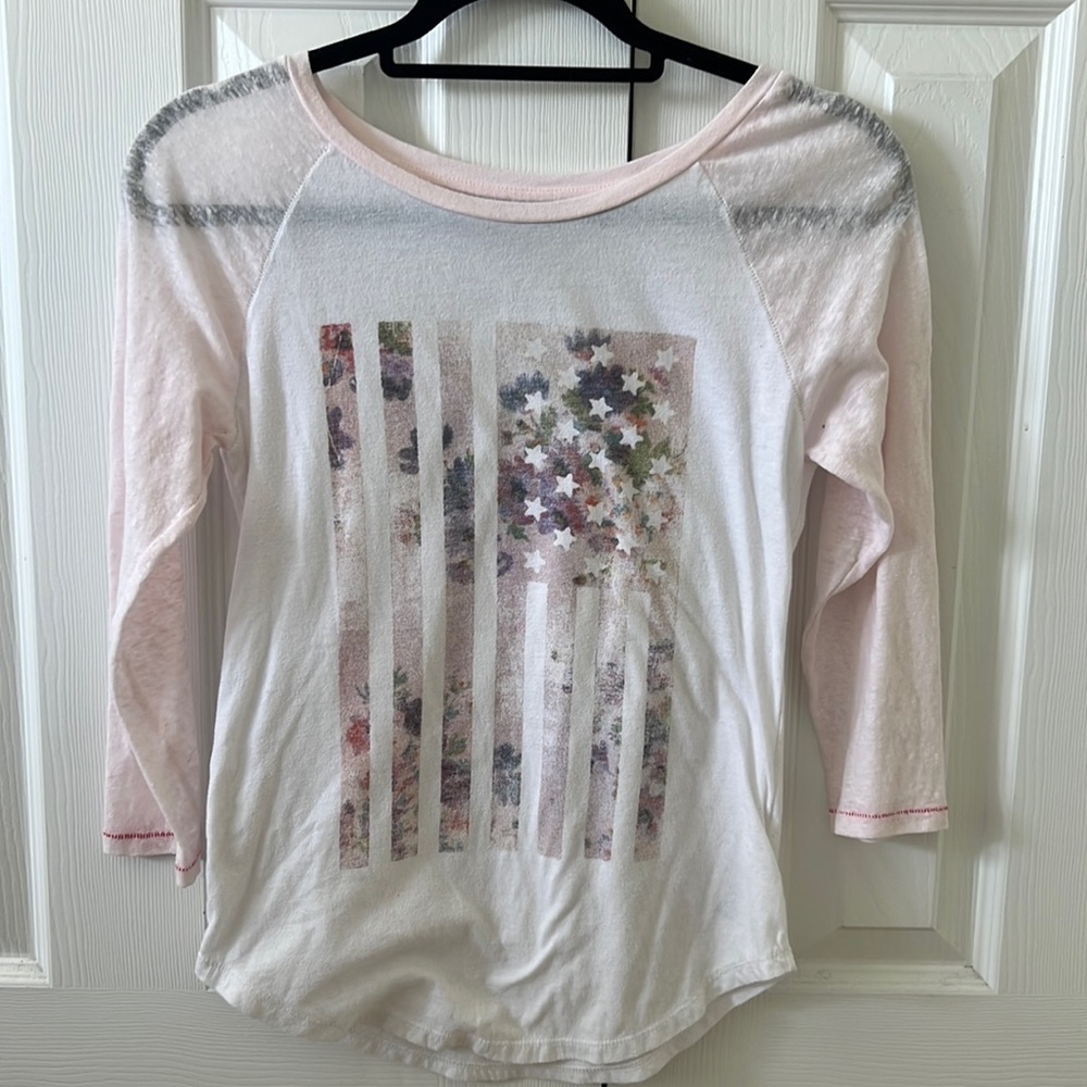Arrives before 4th of July!- USA Flag Shirt